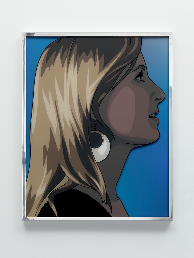 Julian Opie, Elena and Cressie get ready for the party. 1, 2011