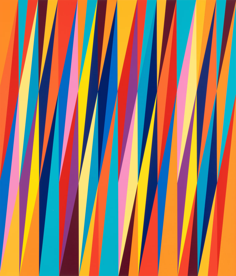 Odili Donald Odita, Firewall (one), 2023