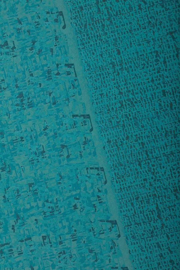 Idris Khan, After the reflection (Azure Blue), 2025