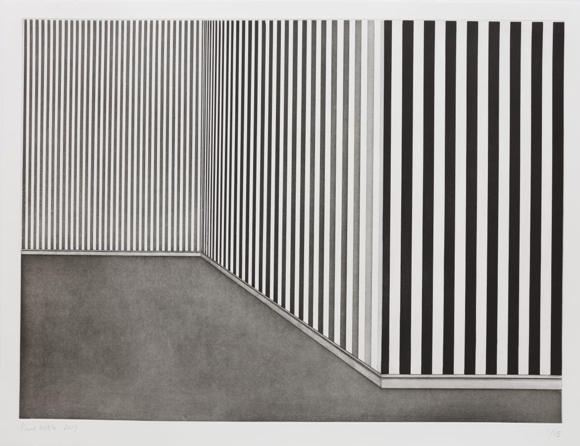 Paul Noble, Room with Wallpaper 2, 2019