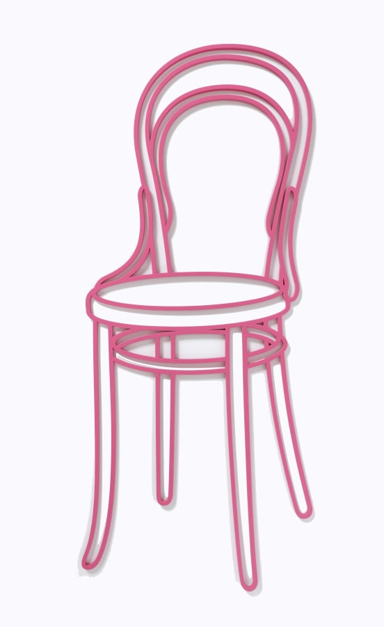 Michael Craig-Martin, Thonet Chair, 2019