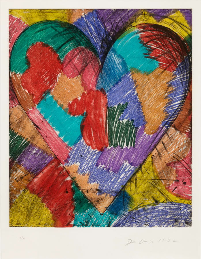 Jim Dine, The Heart Called Paris Spring, 1982