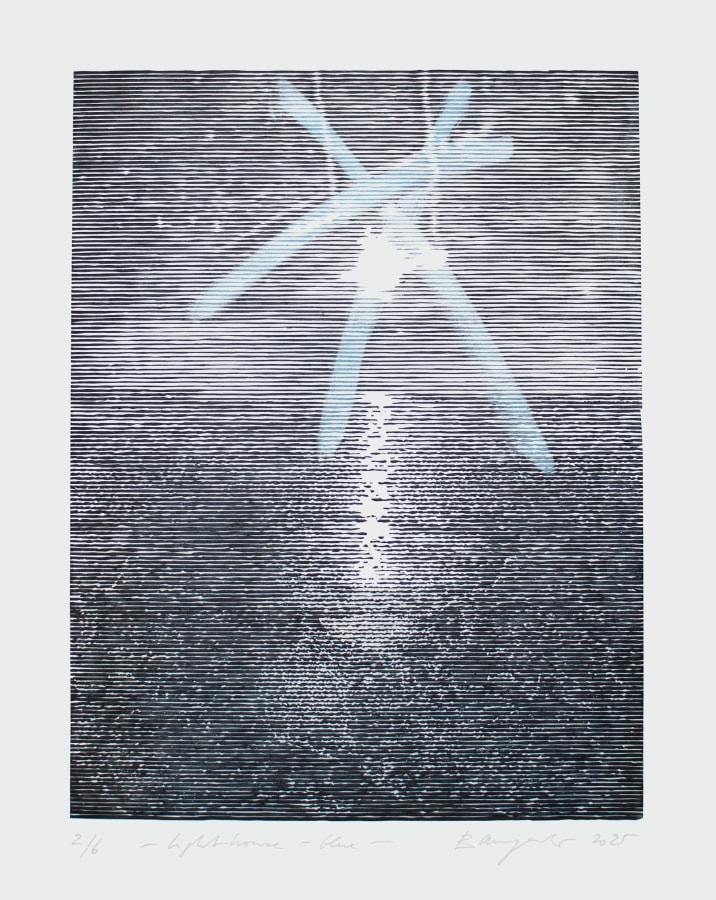 Christiane Baumgartner, Lighthouse – blue, 2025