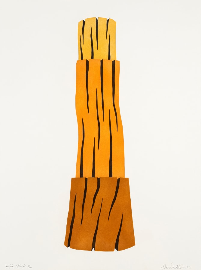 David Nash, Triple Stack, 2022