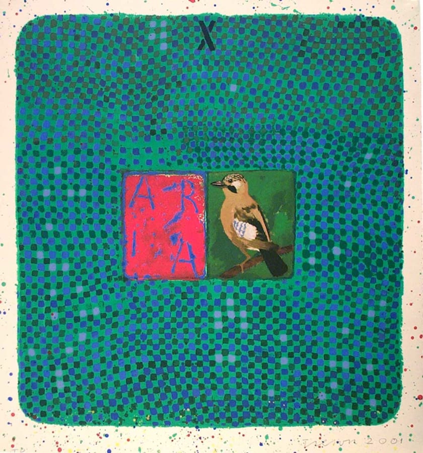 Joe Tilson, Conjunction, Jay, Aria, 2001