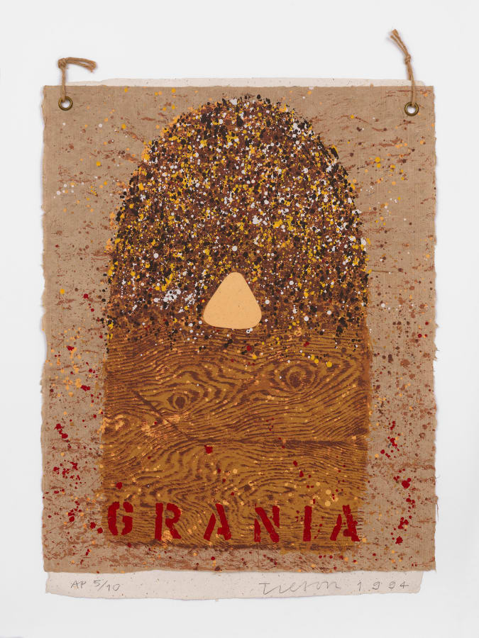 Joe Tilson, Le Crete Senesi, Grania, 1995