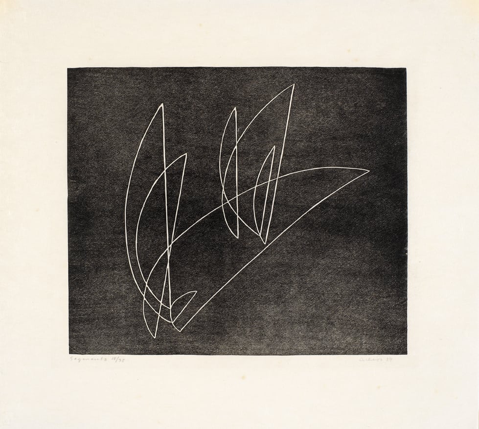 2024年最新入荷 Josef Albers, Gallery Roberts Cristea | 1934 Segments, 版画