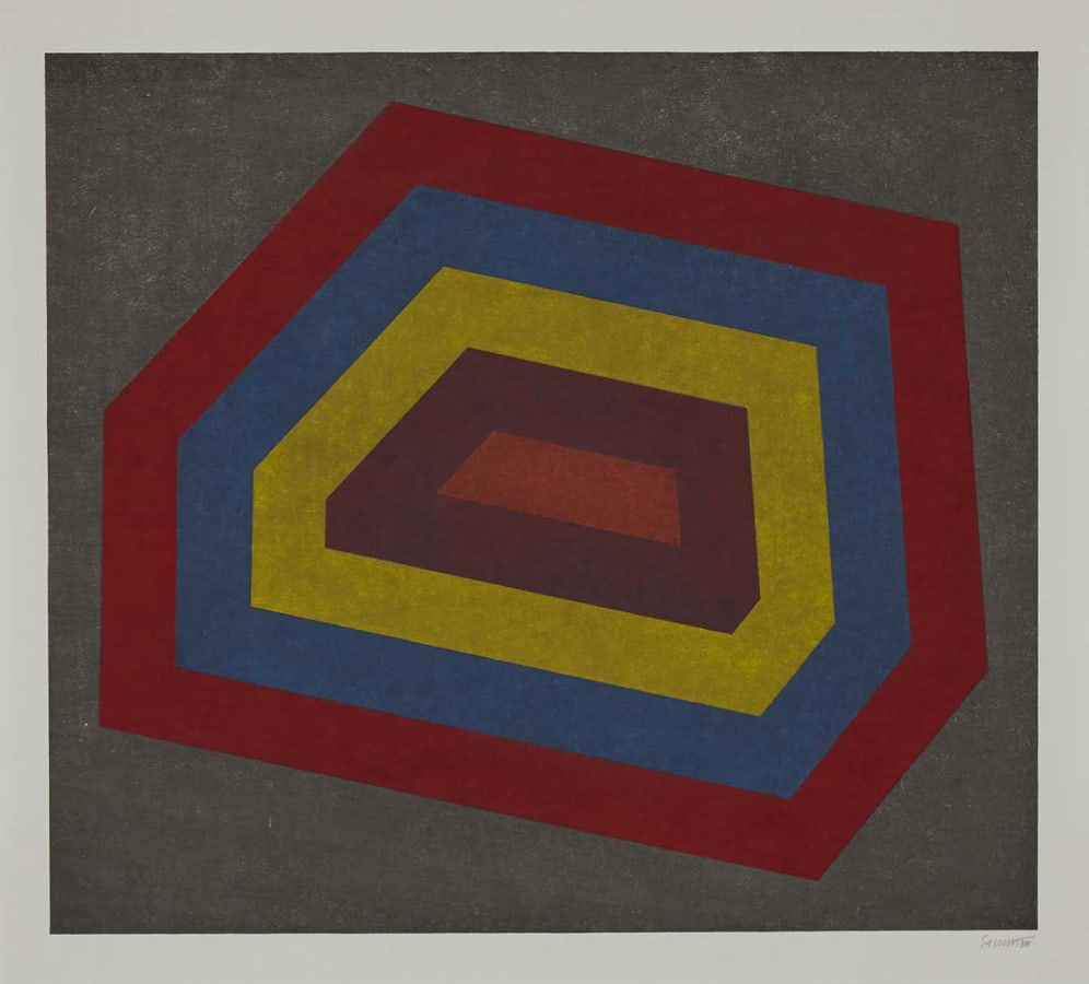 Sol Lewitt, Complex Form with Bands, 1991