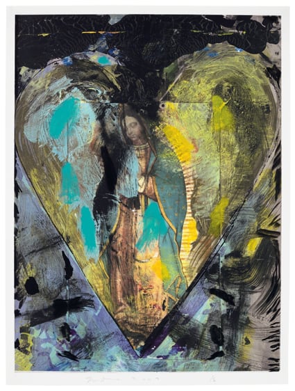Jim Dine, Turquoise Virgin, 2009