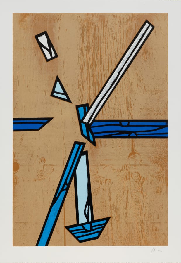 Richard Woods, Woodblock Inlay 1, 2011