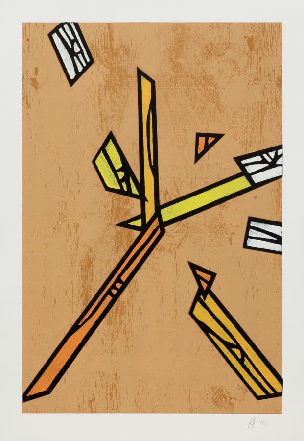 Richard Woods, Woodblock Inlay 4, 2011