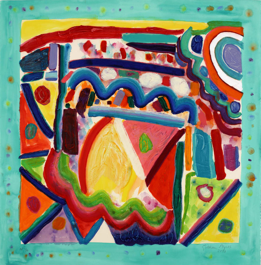 Gillian Ayres, Blueberry Hill, 2001