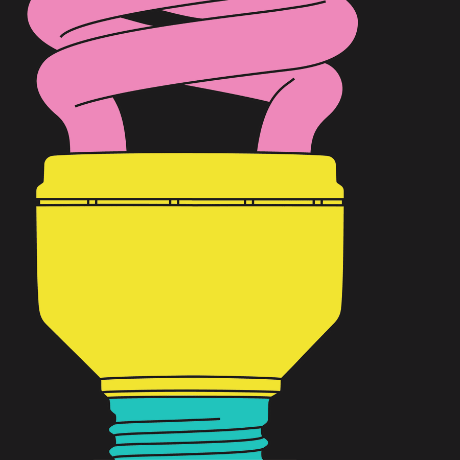 Michael Craig-Martin, Fragments: Light bulb, 2015