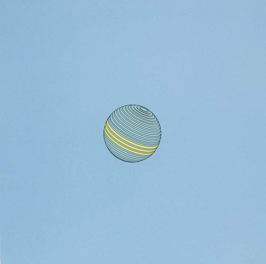 Michael Craig-Martin, Croquet ball, 2019