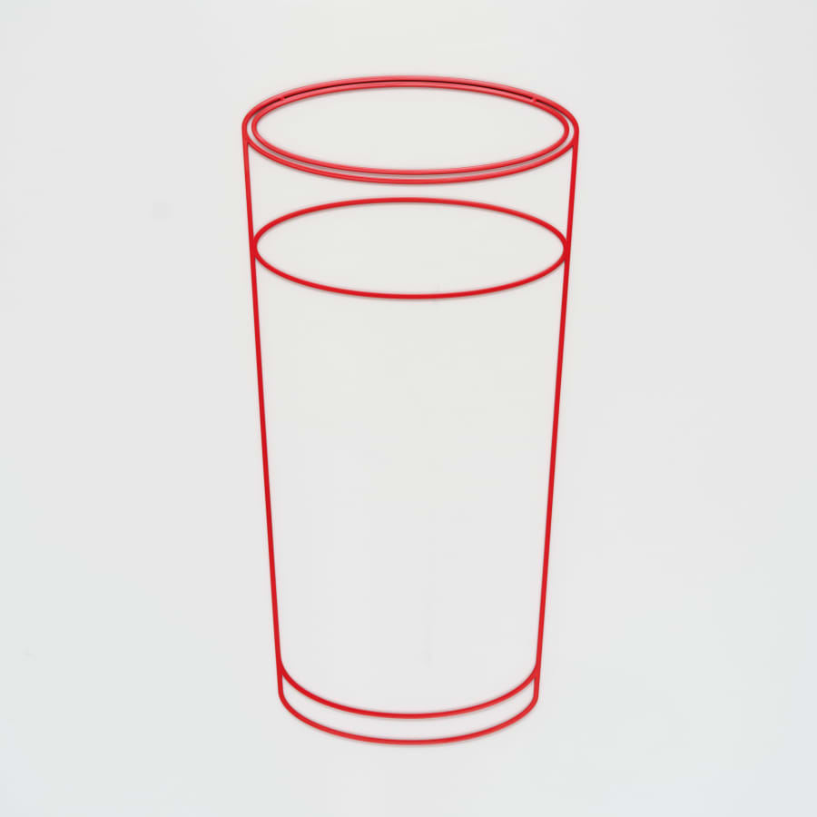 Michael Craig-Martin, Glass, 2024