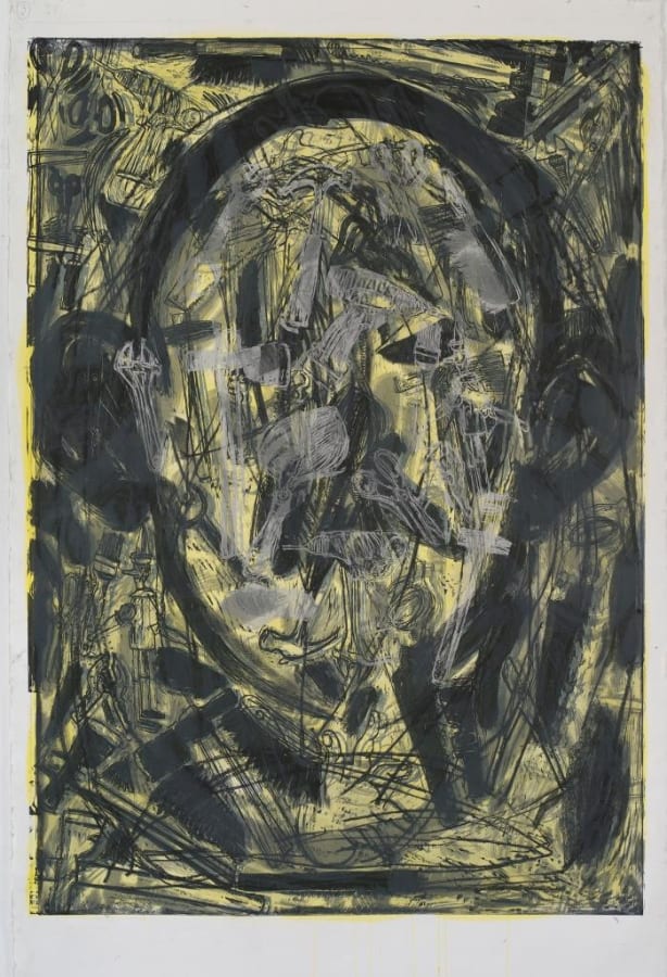 Jim Dine, Tools in a Puzzled Vessel VII, 2017