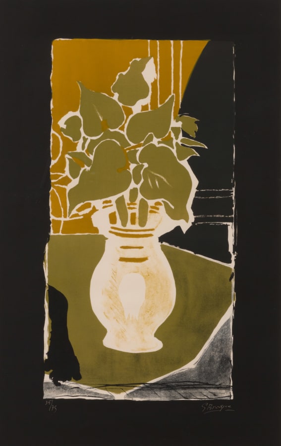 Georges Braque, Feuilles, Couleur Lumiere, 1953-54