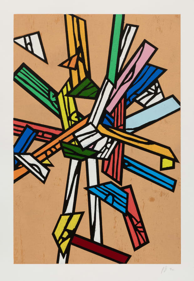 Richard Woods, Woodblock Inlay 5, 2011