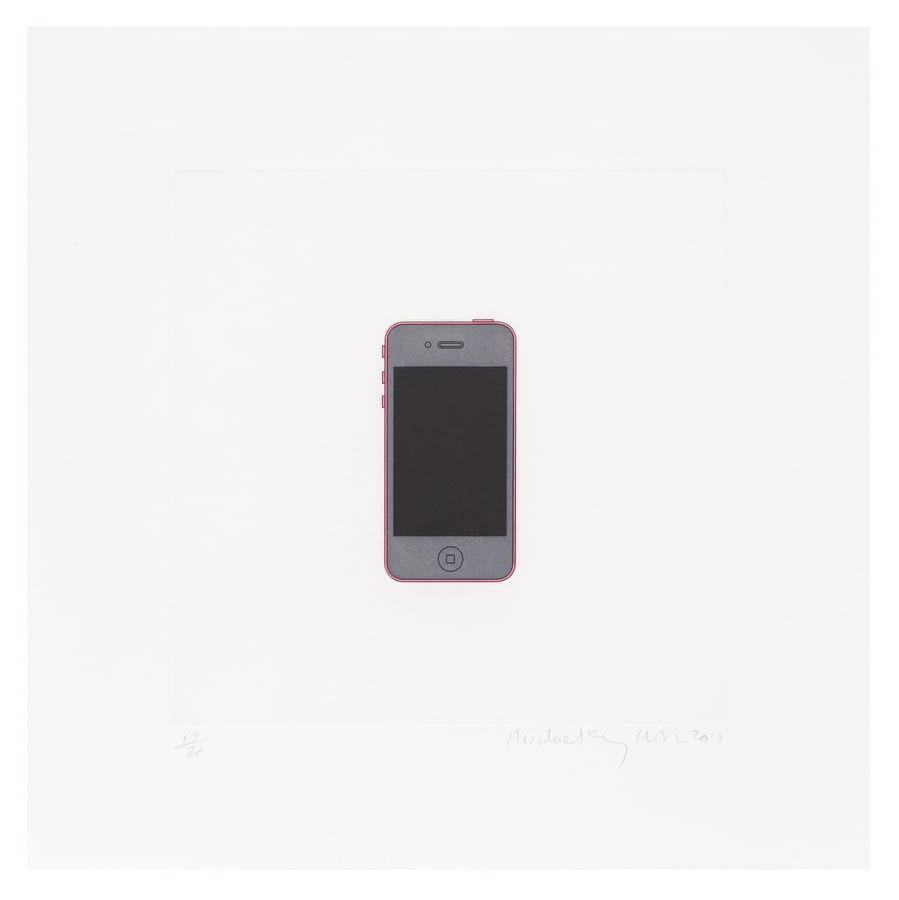 Michael Craig-Martin, The Catalan Suite II: iPhone, 2013