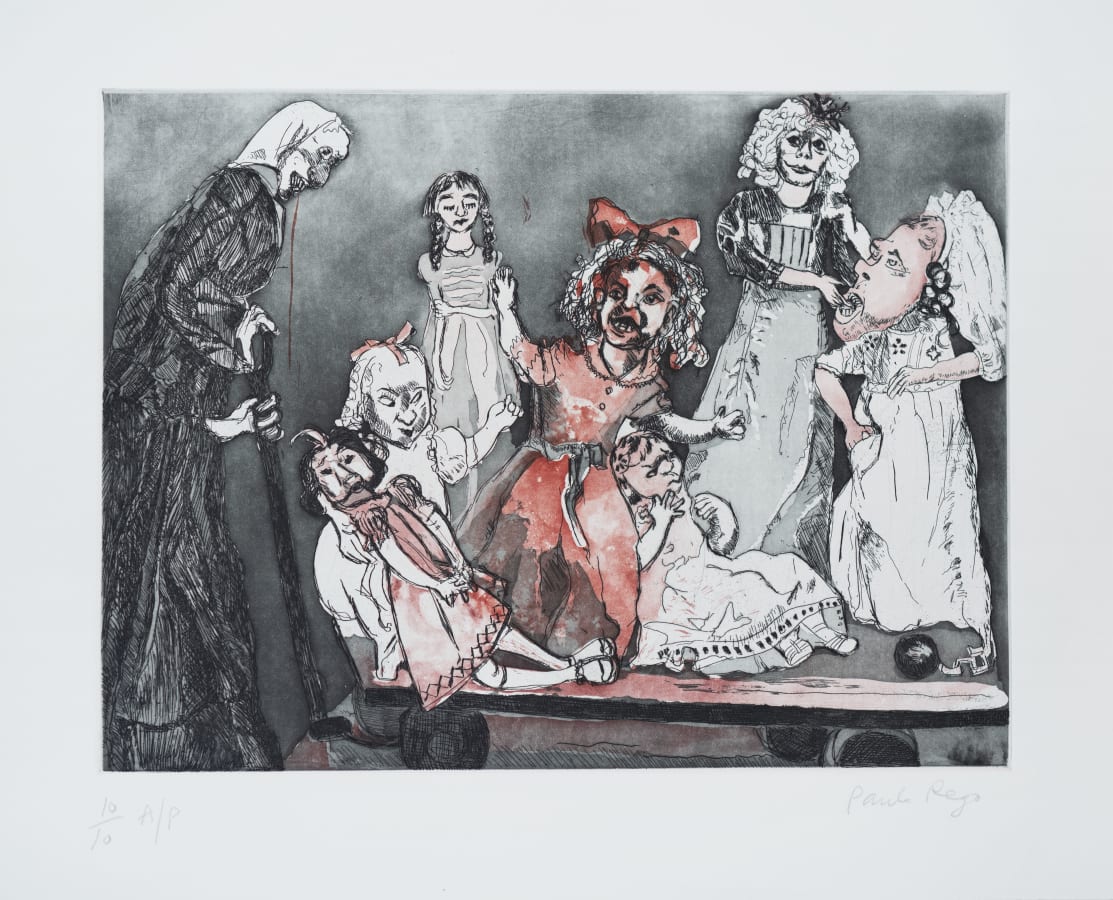 Paula Rego, Death Goes Shopping, 2009 - 10