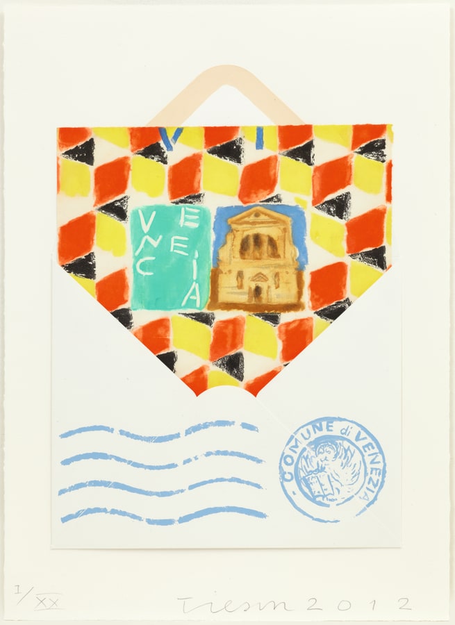 Joe Tilson, PC from Venice, San Trovaso, Venecia, 2012
