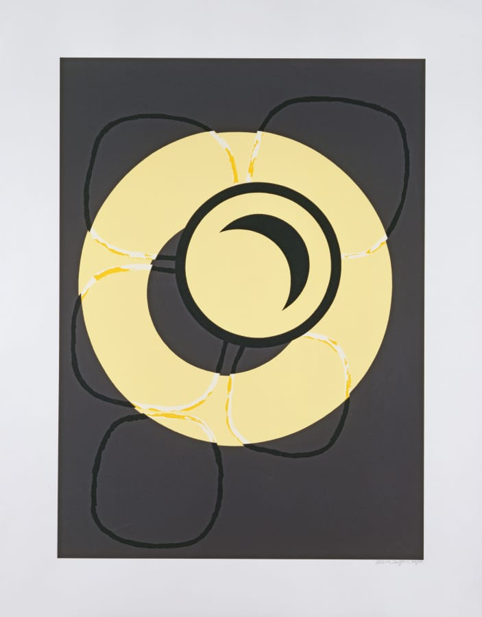 Patrick Caulfield, Wall Plate: Stones, 1987