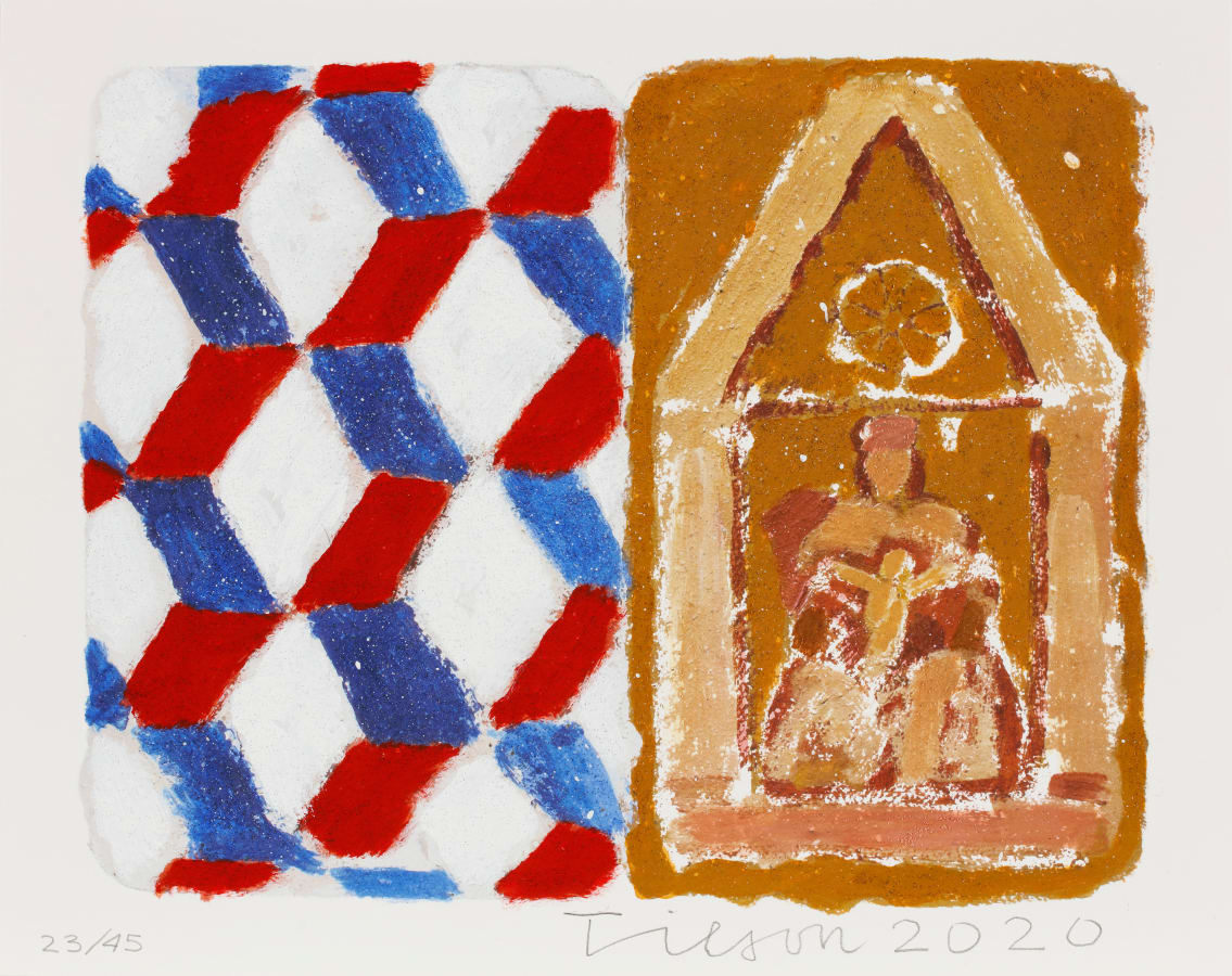 Joe Tilson, The Stones of Venice, Campo della Carita Diptych, 2020