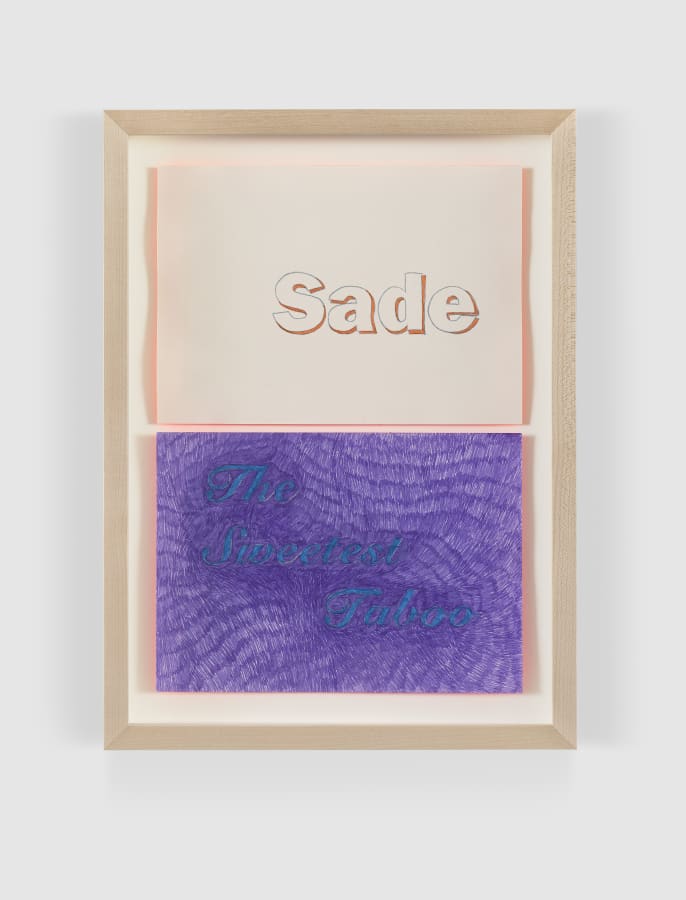 Artwork: Sonia Boyce, Sade / The Sweetest Taboo, 2021