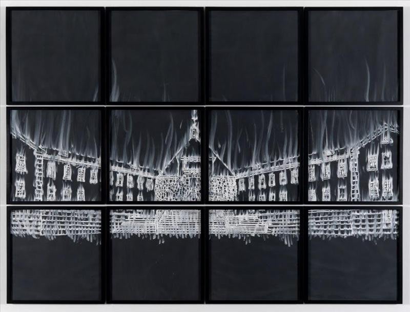 Artwork: Gary Simmons, Bryce Overlook, 2011