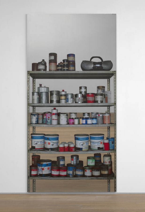 Artwork: Michelangelo Pistoletto, Scaffale - con radio (Shelves - with radio), 2014