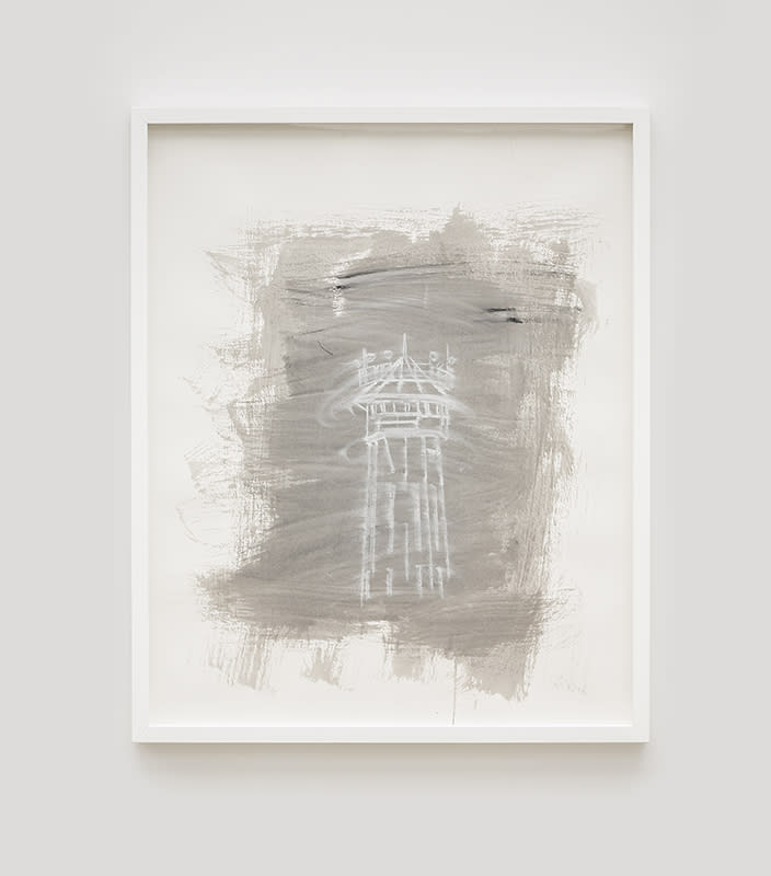 Artwork: Gary Simmons, Untitled (Watch Tower No. 5), 2019