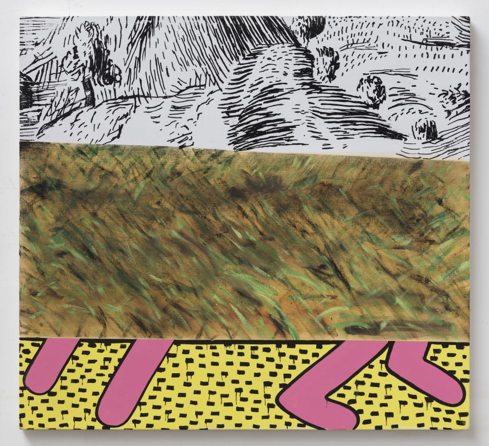 Artwork: Dexter Dalwood, Jack Straw’s Castle, 2013