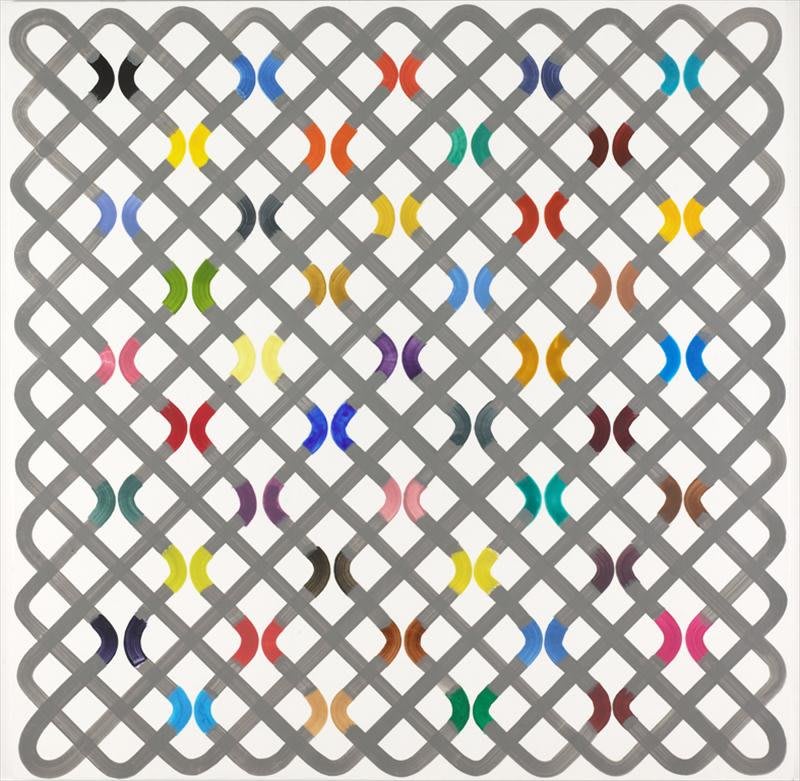 Artwork: Bernard Frize, Suite a Onze No 7, 2006