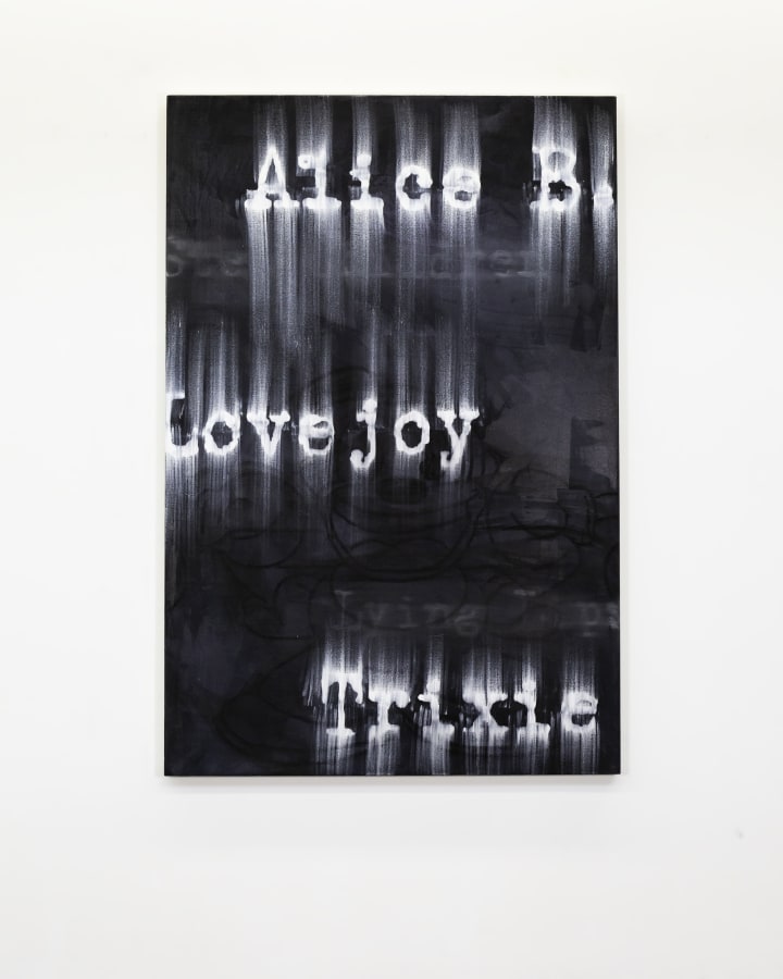 Artwork: Gary Simmons, Lovejoy, 2018