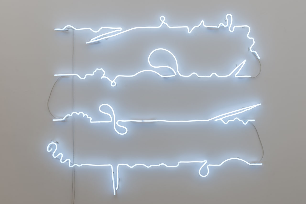 Artwork: Mai-Thu Perret, A tolerable straight line (Shandy II), 2014