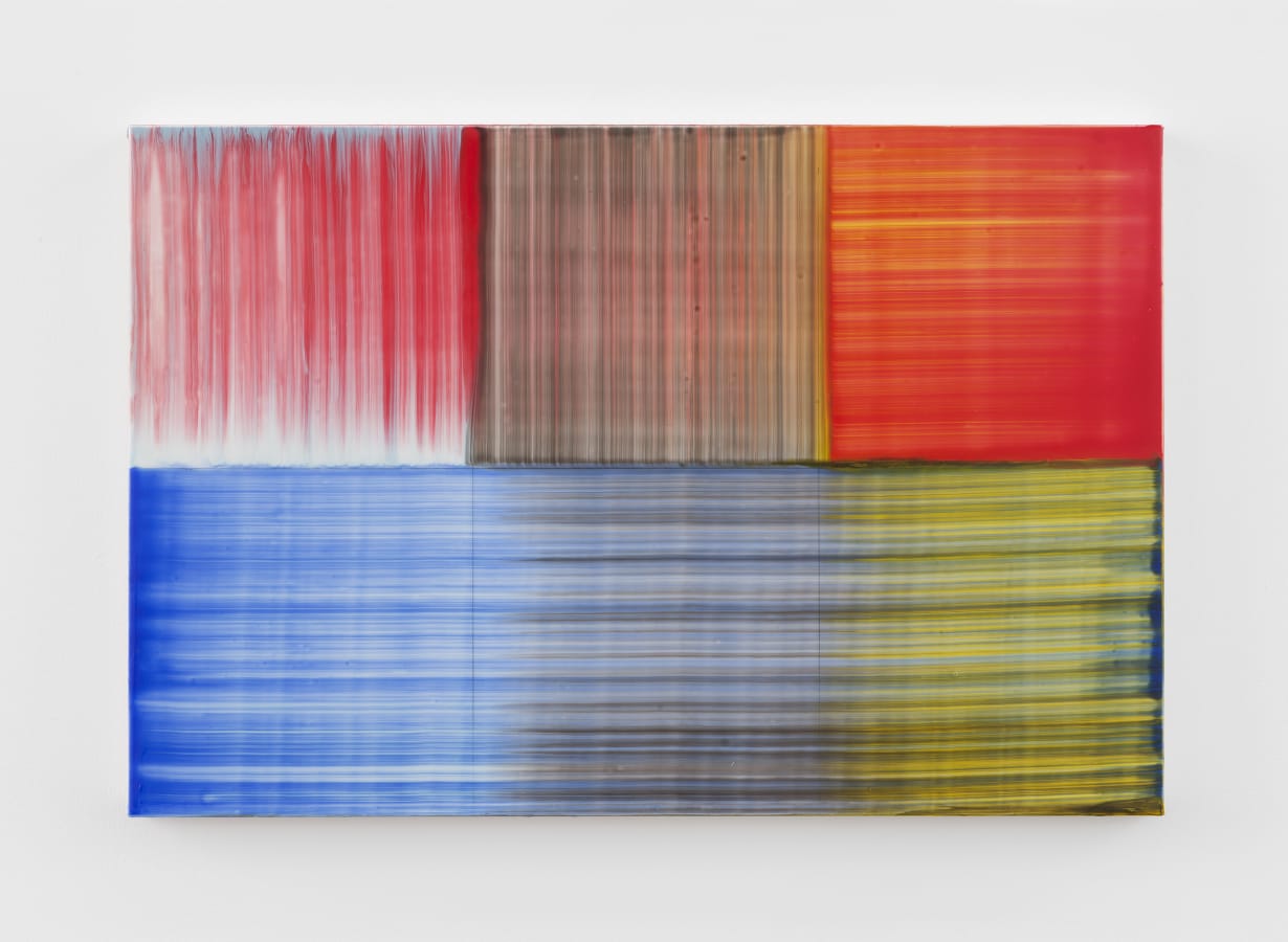 Artwork: Bernard Frize, Feux et Lacs n°7, 2016