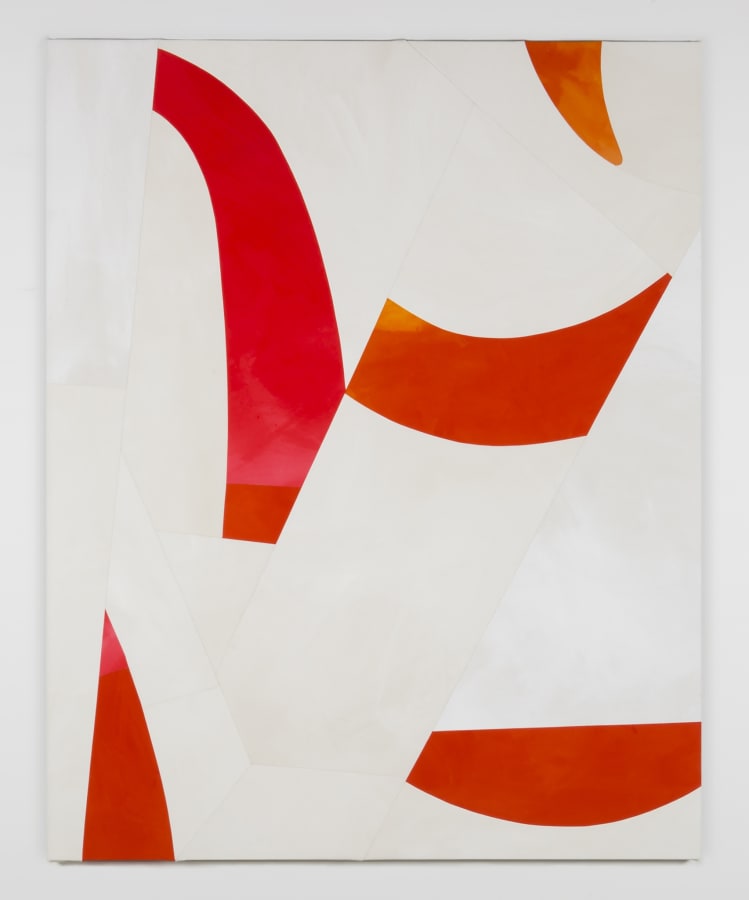 Artwork: Sarah Crowner, Sliced Red, 2016