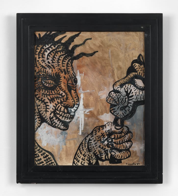 Artwork: George Condo, Untitled (Portrait), 1984