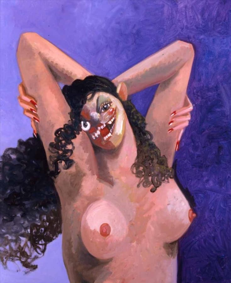 Artwork: George Condo, Purple Female Composition, 2006