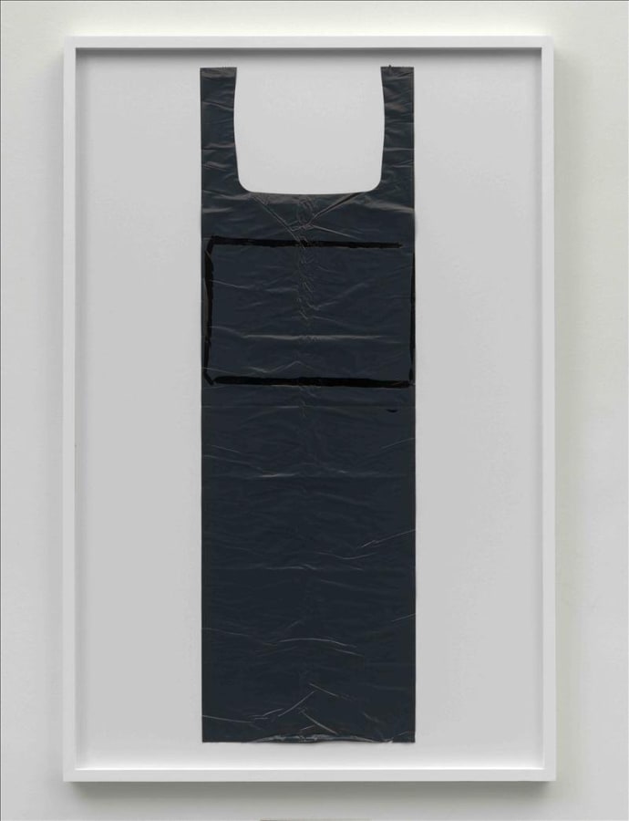 Artwork: Matias Faldbakken, Untitled (Garbage Bag Grey #6), 2010
