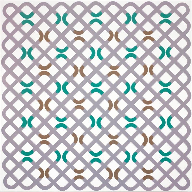 Artwork: Bernard Frize, Suite a Onze No5, 2007