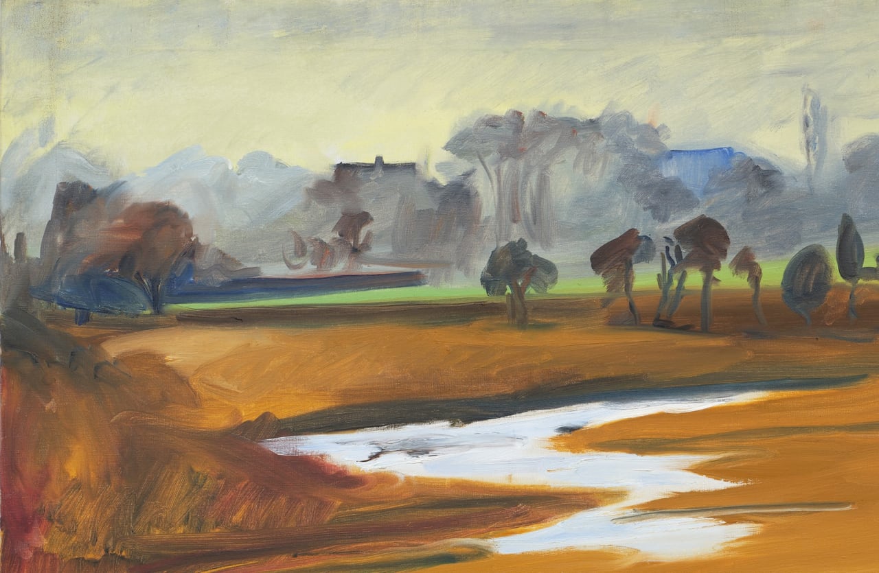 Artwork: Paul Georges, Autumn Landscape at Poxabog, 1968