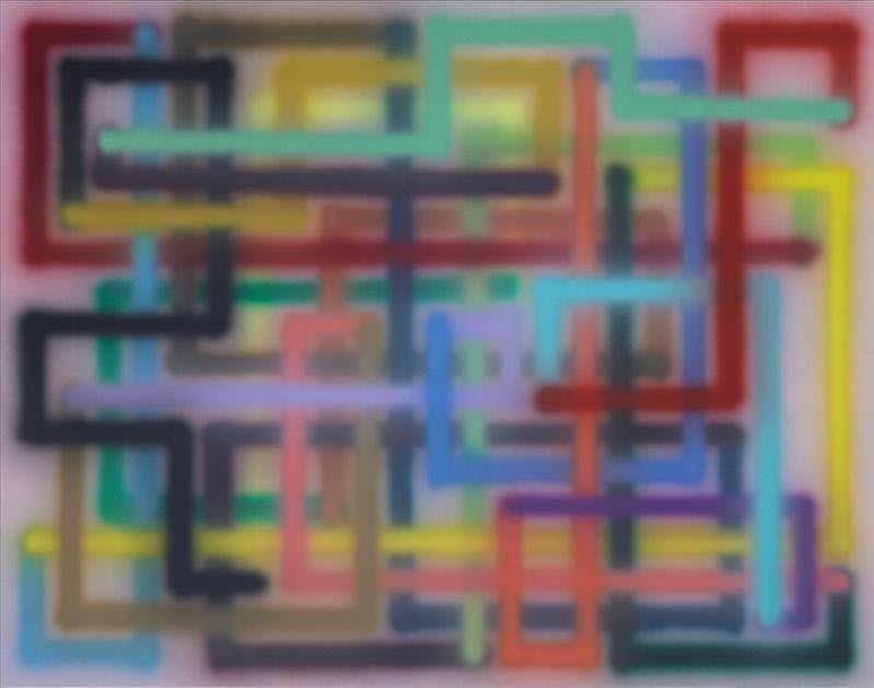 Artwork: Bernard Frize, Vinal, 2007
