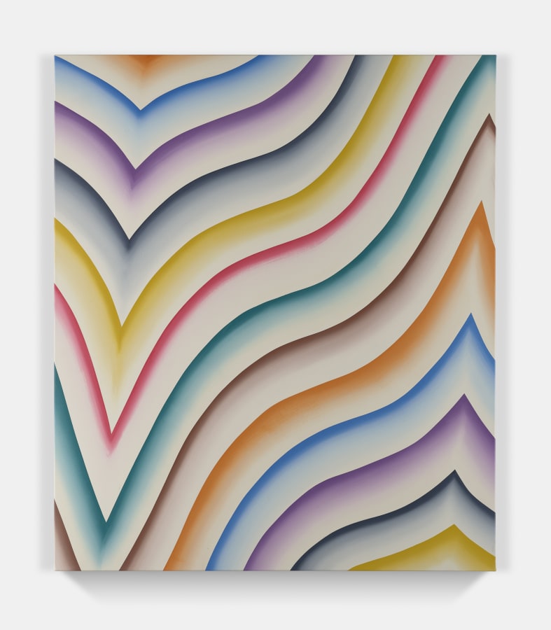 Artwork: Bernard Frize, Insulaire j, 2004