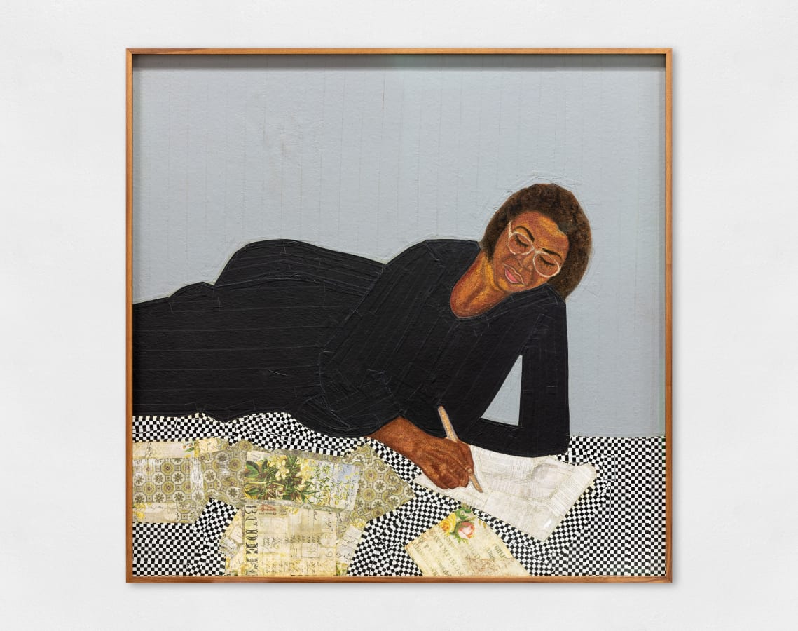 Artwork: Serge Attukwei Clottey, Letter to husband abroad, 2021
