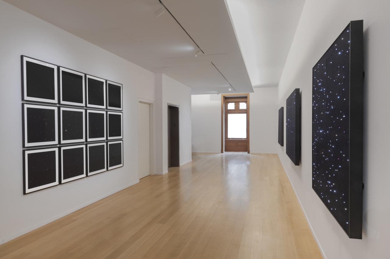 Artwork: Angela Bulloch, Night Sky Prints: Gliese.12, 2008
