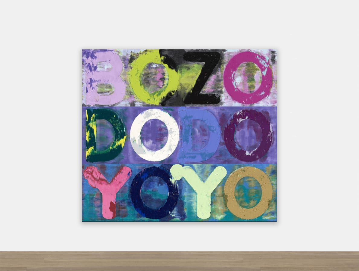 Artwork: Mel Bochner, Bozo, 2019
