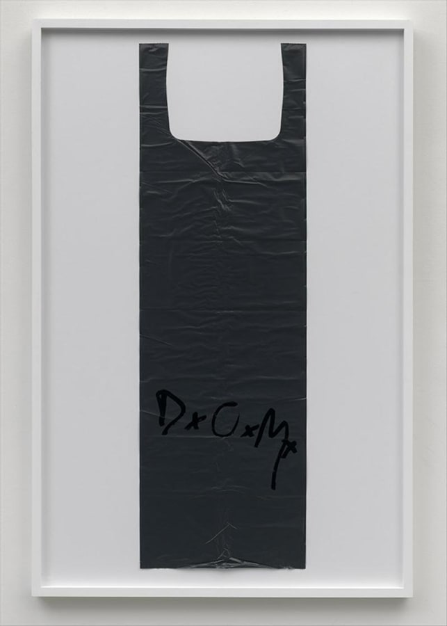 Artwork: Matias Faldbakken, Untitled (Garbage Bag Grey #3), 2010
