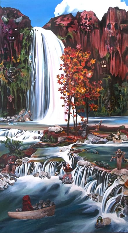 Artwork: Marnie Weber, The Waterfall of Forevermore, 2013