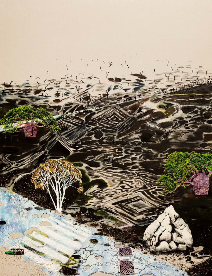 Artwork: William Mackinnon, Adventure and folly (after Guston), 2020
